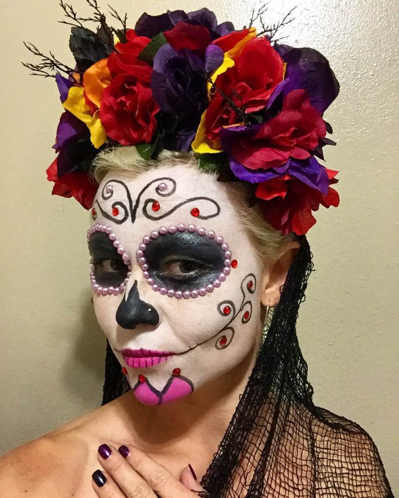 La Calavera Catrina makeup sugar skull makijahe makijaż